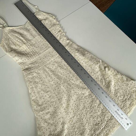 Luella for Target Dress Cream Eyelet Y2K Collectible 100% Cotton Women's Size XS - Picture 13 of 13